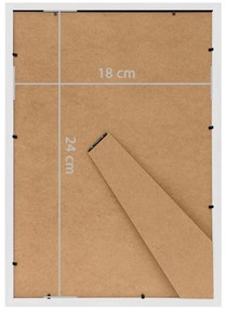 Molduras para mesa 3 pcs 18x24 cm MDF branco