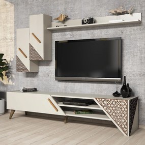 Móvel de TV Beril – Creme – 180x40x37 cm