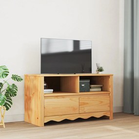 Cabide de TV vidaXL "DRAMMEN" 99x43x55 cm de Madeira Sólida de Pinheir