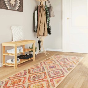 vidaXL Tapete lavável antiderrapante 80x300 cm multicor