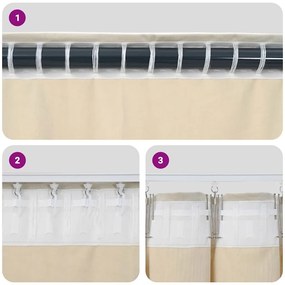Cortinas Blackout vidaXL com fita superior 2 pcs Veludo Verde Escuro