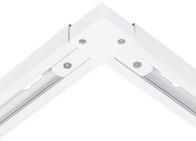 LED Sistema de iluminação de trilho inteligente com 6 focos brancos monofásicos 300cm - Iconic Jeana Moderno