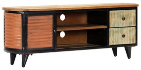 vidaXL Móvel de TV 120x30x45 cm madeira recuperada maciça