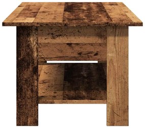 Mesa de centro 102x55x42 cm derivados de madeira madeira velha