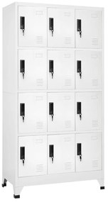 Cacifo aço 90x45x180 cm branco