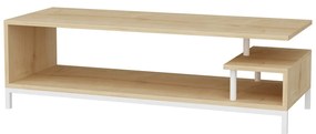 Móvel TV Reilly – Branco Carvalho – 120x44,6x37,6 cm