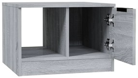Mesa de centro 50x50x36 cm derivados de madeira cinzento sonoma