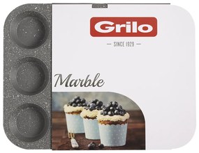 Tabuleiro para 12 Queques Marble 35x27 cm