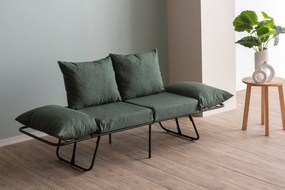 Sofá-Cama de 2 Lugares Viper – Verde – 150 cm x 78 cm x 60 cm