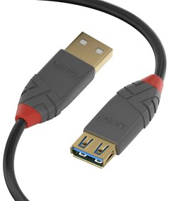 Cabo USB Lindy 36761 Preto 1 M (1 Unidade)