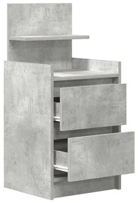 Mesas de cabeceira com 2 gavetas 2 pcs 38x34x80 cm