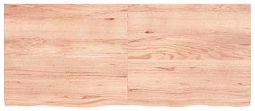 Prateleira de parede 140x60x(2-4) cm carvalho tratado castanho