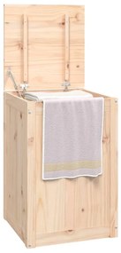 Caixa para roupa 44x44x66 cm madeira de pinho maciça