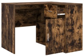 mesa de canto Carvalho Fumado 102x88x75 cm Madeira Engenheirada