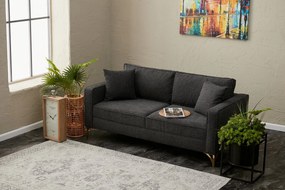 Sofá de 2 Lugares Berlin – Antracite – 180 cm