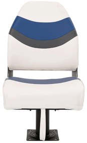 2 pcs conjunto assento de barco dobrável com encosto alto