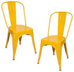 Pack 2 Cadeiras Torix - Amarelo