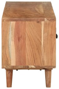 Móvel de TV 115x30x39 cm madeira de acácia maciça