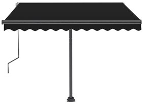 Toldo retrátil manual independente 350x250 cm antracite