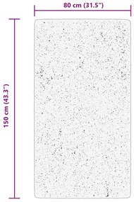 Tapete de interior e exterior design vintage ARBIZU 80x150 cm