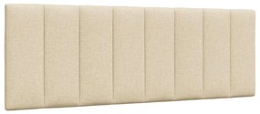 Cama com colchão 120x200 cm tecido cor creme