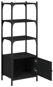 Estante c/ 3 prateleiras 41x30x109,5 cm derivados madeira preto