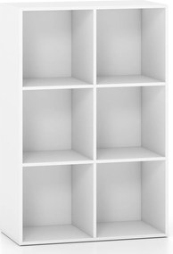 Estante de Cubos, 60 x 30 x 90 cm, 6 Compartimentos, Branco