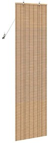 Persianas e Sombras de Janela Marrom Claro 60 x 220 cm Bambu