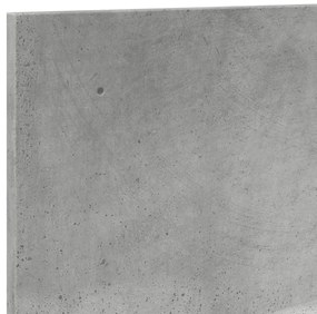 Armário de parede 70x16,5x30 cm deriv. madeira cinzento cimento