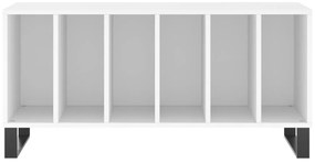 Armário para discos 100x38x48 cm derivados de madeira branco