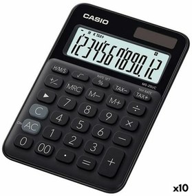 Calculadora Casio MS-20UC 2,3 X 10,5 X 14,95 cm Preto (10 Unidades)