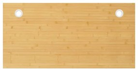 352753 vidaXL Tampo de secretária 110x55x1,5 cm bambu