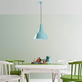 Candeeiro de Teto Saglam – Turquesa – Ø30 h:35 cm