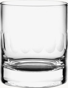 Copos de uísque em cristal artesanal Lens, conjunto de 2