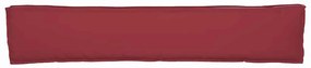Almofada para Banco Vermelha Vinho 200x40x8 cm em Tecido Oxford