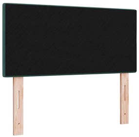 Cabeceira vidaXL Almofadada Verde Escuro 80 cm Veludo