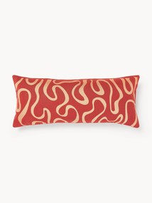 Capa de almofada para exterior com padrão de ondas Shanti