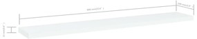 Prateleiras para estante 4 pcs derivados de madeira branco