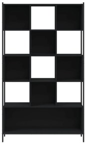 Estante 102x28x172 cm derivados de madeira preto