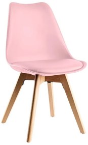 Conjunto Secretária Dek e Cadeira Synk Basic - Rosa