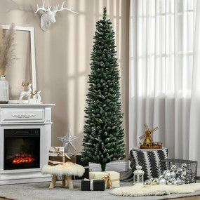 Árvore de Natal Artificial Altura 190 cm com 570 Ramos de PVC Ignífugo