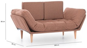 Mesa de Centro Selin Metal Ferforje – Nogueira e Preto – 90x90x38 cm