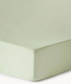 Lençol em linho lavado com elástico topper Airy