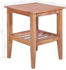 3 pcs conjunto de bistrô teca maciça