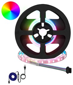 vidaXL Fita LED 2 pcs Preto e Transparente 250 mm Cobre e Plástico