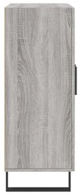 Aparador 69,5x34x90 cm derivados de madeira cinzento sonoma