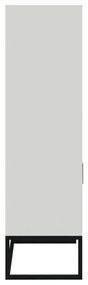 Aparador alto 60x35x125 derivados de madeira branco
