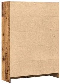 Estante 80x24x109 cm derivados de madeira madeira velha