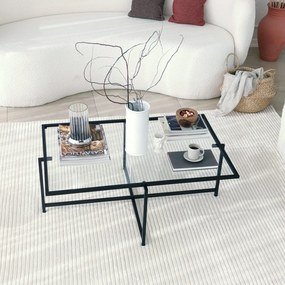 Mesa de Centro Sun S408 – Preto – 94x35x64 cm