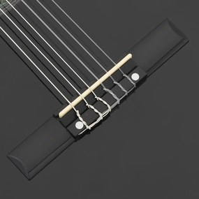 12 pcs conjunto de guitarra com equalizador e 6 cordas preto